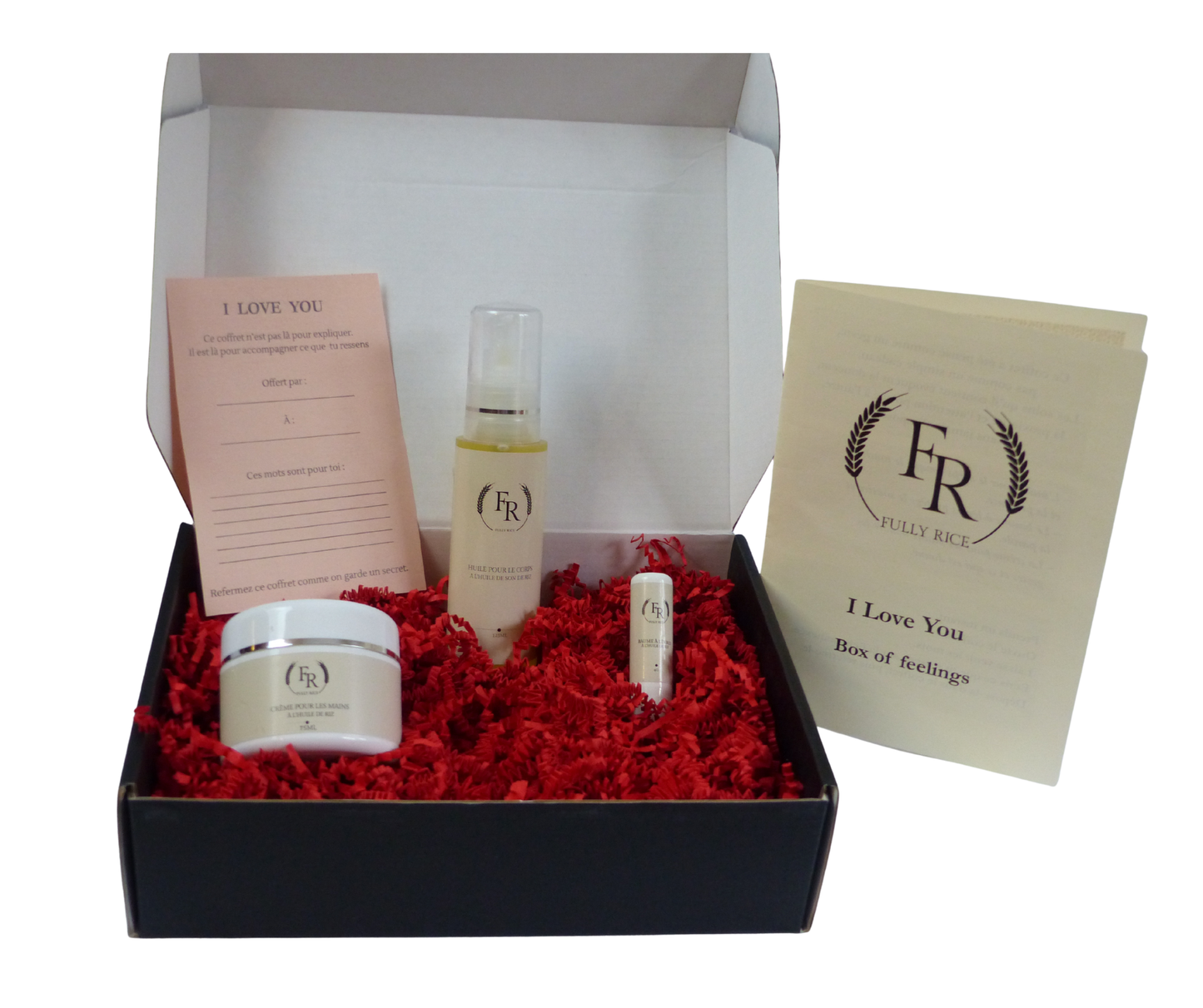 I Love You – Box of Feelings - Coffret rituel à l’huile de riz